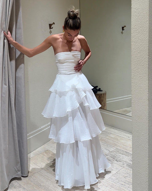 AJE Cosmos Skirt & Sunbeam Ruched Bustier