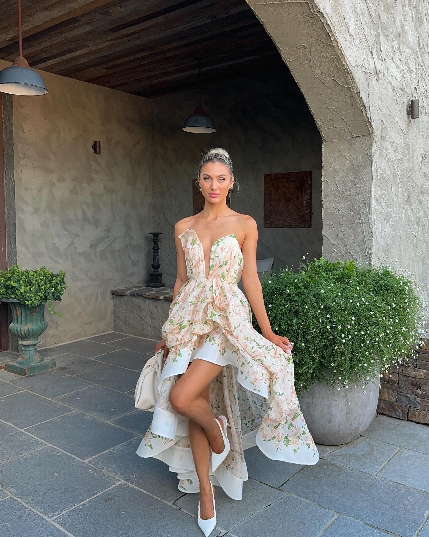 Zimmermann Natura draped midi