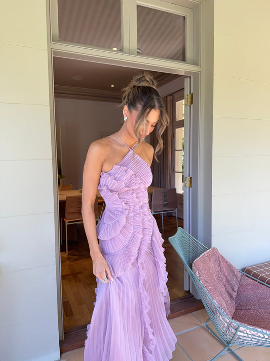 Amur Lorelie Halter Gown