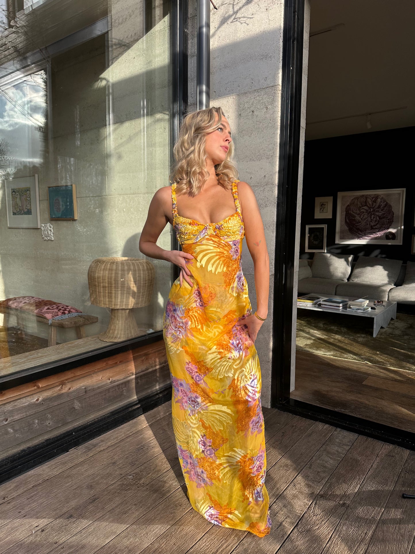 Summer set gown